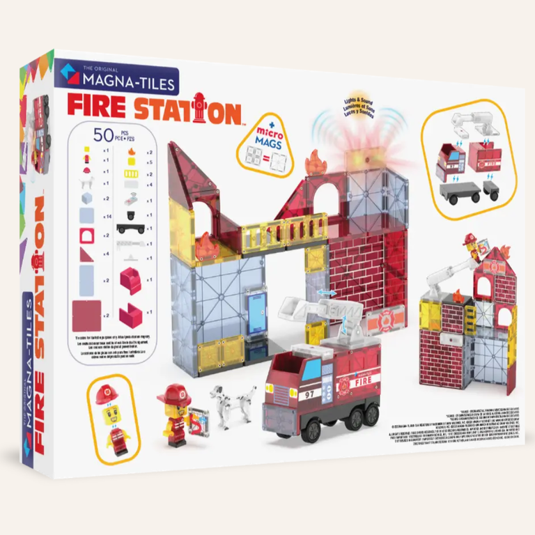 Magna-tiles Magnatiles fire station - 50 stuks