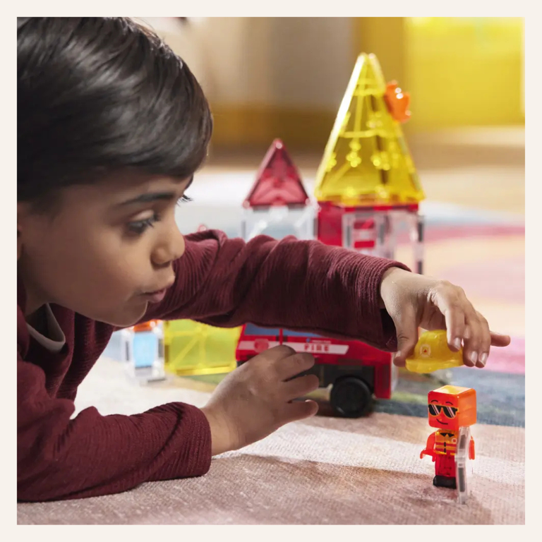 Magna-tiles Magnatiles fire rescue - 27 stuks