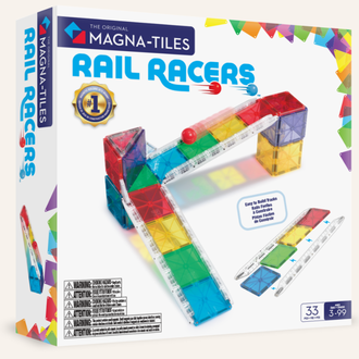 Magna-tiles Magnatiles rail racers - 33 stuks