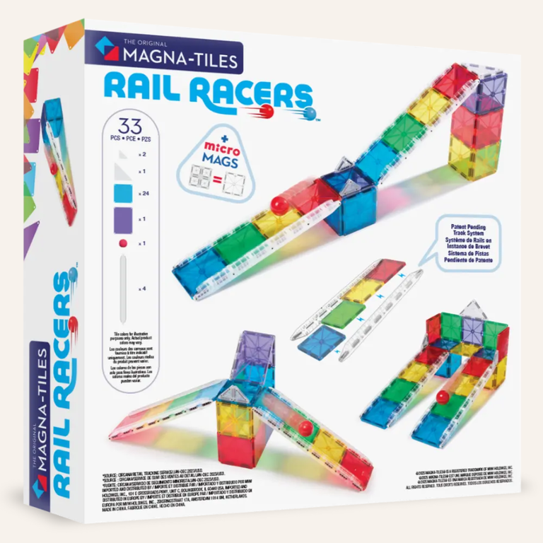 Magna-tiles Magnatiles rail racers - 33 stuks