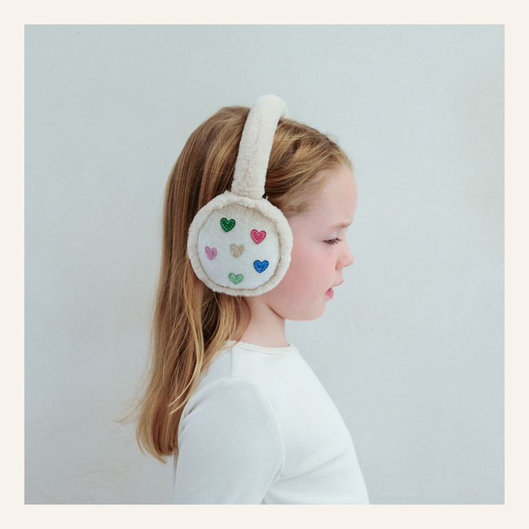 Mimi & Lula Mimi and Lula - Jazzy heart earmuffs