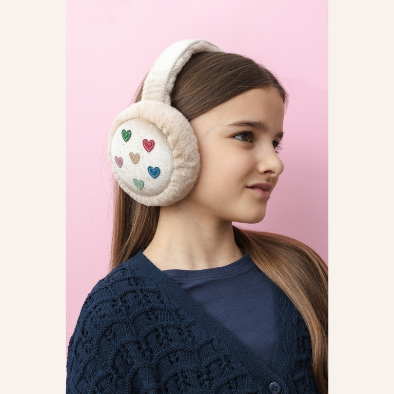Mimi & Lula Mimi and Lula - Jazzy heart earmuffs