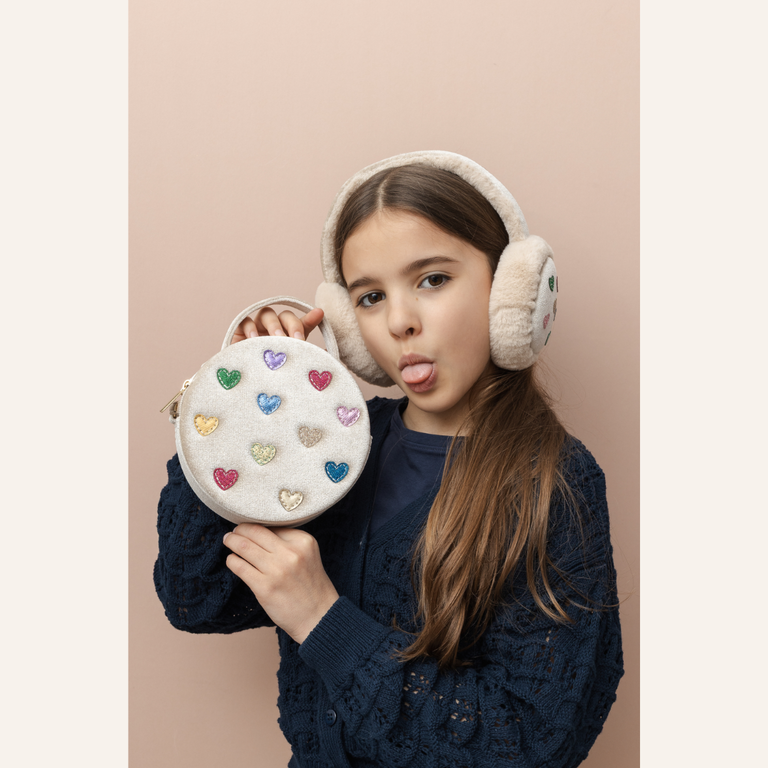 Mimi & Lula Mimi and Lula - Jazzy heart earmuffs