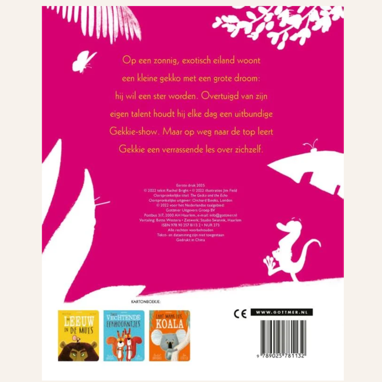 Gekkie de gekko (kartonboek)