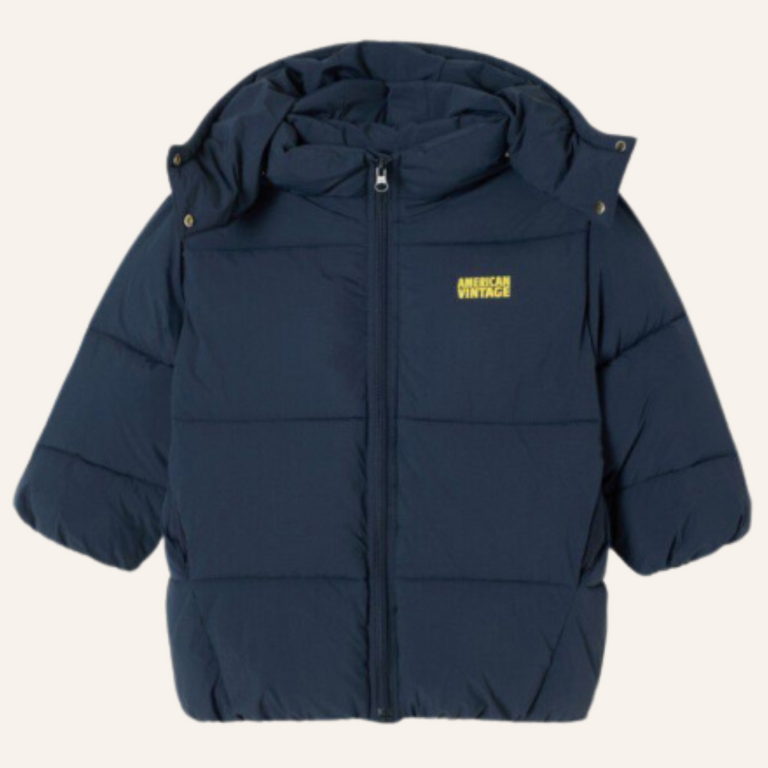 American Vintage American Vintage Kids coat Rofy - Navy