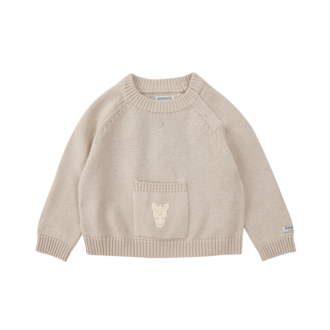 Donsje Amsterdam Donsje Amsterdam Loeke Sweater Unicorn - Soft Sand