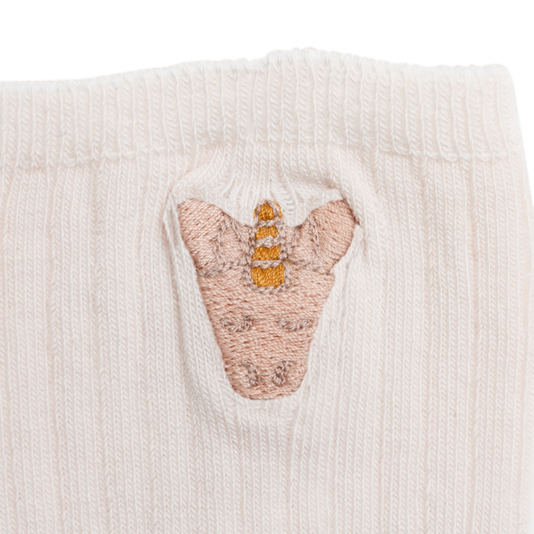 Donsje Amsterdam Bell Socks Unicorn - Soft Powder