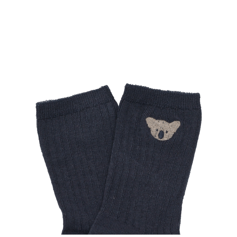 Donsje Amsterdam Donsje Amsterdam Bell Socks Koala - Night Blue