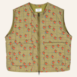 Repose AMS Repose AMS Padded waistcoat - Grid flower