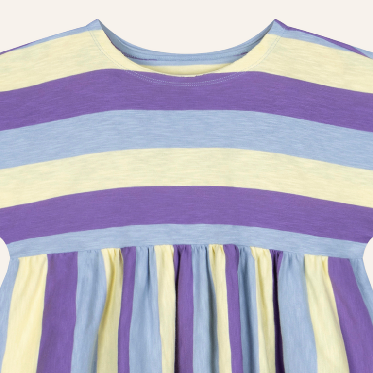 Repose AMS Repose AMS Easy dress - Tricolor block stripe