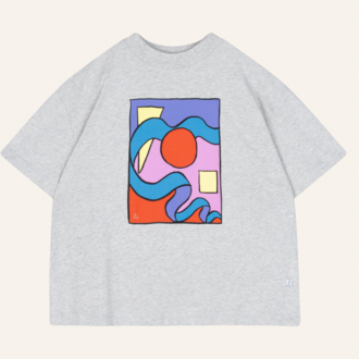 Repose AMS Repose AMS Boxy shirt - Grey melange