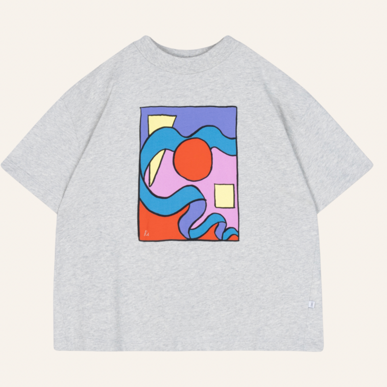 Repose AMS Repose AMS Boxy shirt - Grey melange