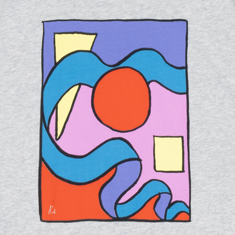 Repose AMS Repose AMS Boxy shirt - Grey melange