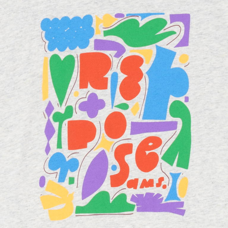 Repose AMS Repose AMS Tee shirt - Light mixed cream
