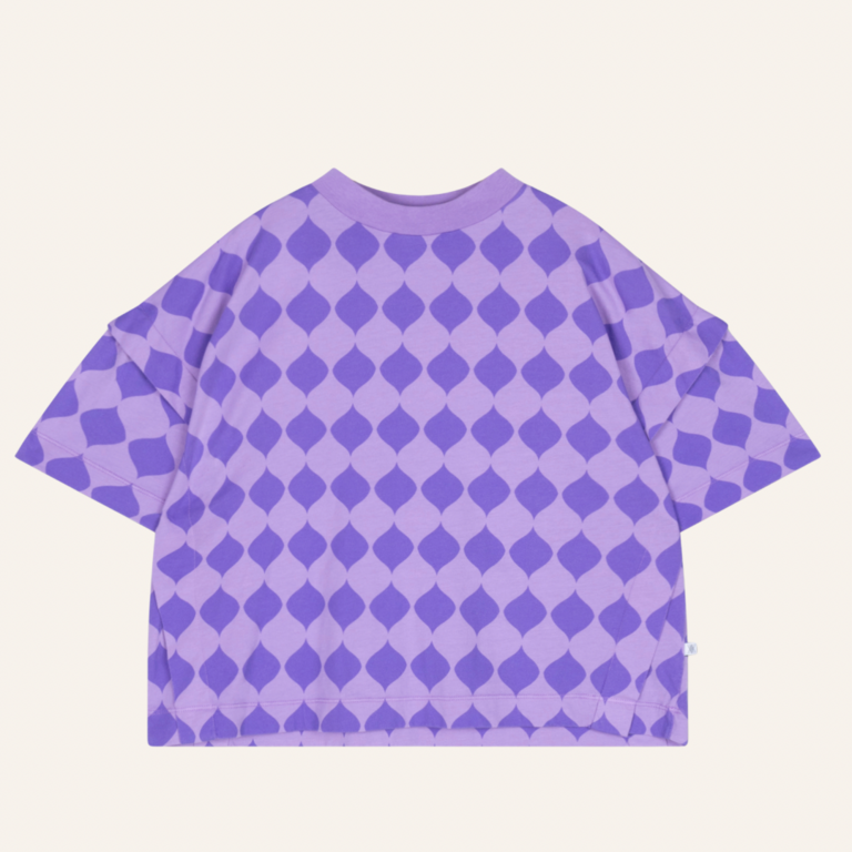 Repose AMS Repose AMS Folded pleat tee - Soft harlequin