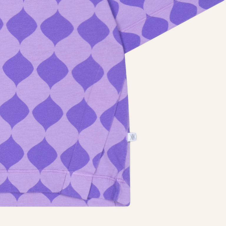 Repose AMS Repose AMS Folded pleat tee - Soft harlequin