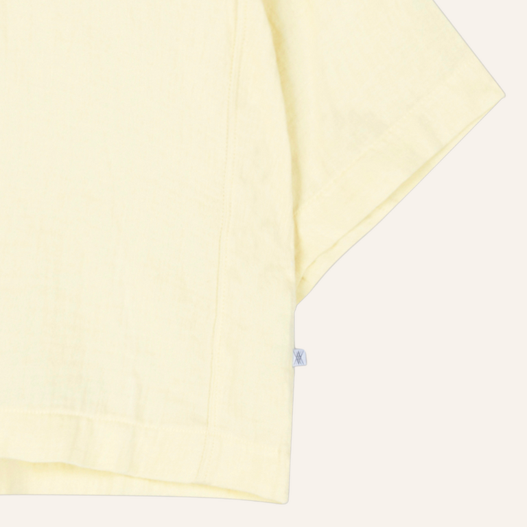Repose AMS Repose AMS Woven tee - Soft yellow
