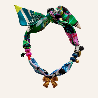 By Melo By Melo Bandana ketting - Groen