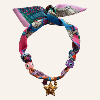 By Melo By Melo Bandana ketting - Roze
