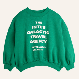 Mini Rodini Mini Rodini Travel agency sweatshirt - Green