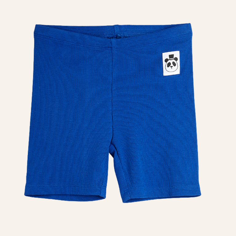 Mini Rodini Mini Rodini Solid bike short - Blue