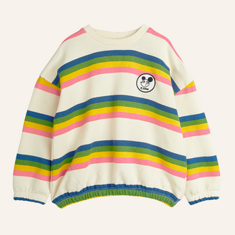 Mini Rodini Mini Rodini Ritzratz stripe sweatshirt