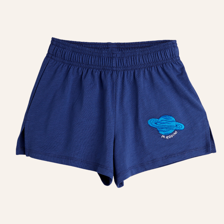 Mini Rodini Mini Rodini Planet emb shorts - Blue
