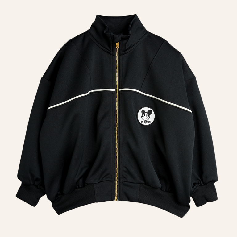 Mini Rodini Mini Rodini Ritzratz patch tracksuit jacket - Black