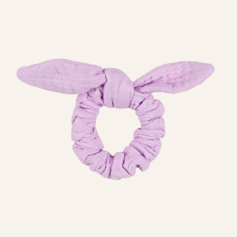 Nixnut Nixnut Bow scrunchie - Lavender