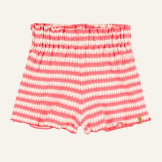Nixnut Nixnut Fix short - Coral stripe