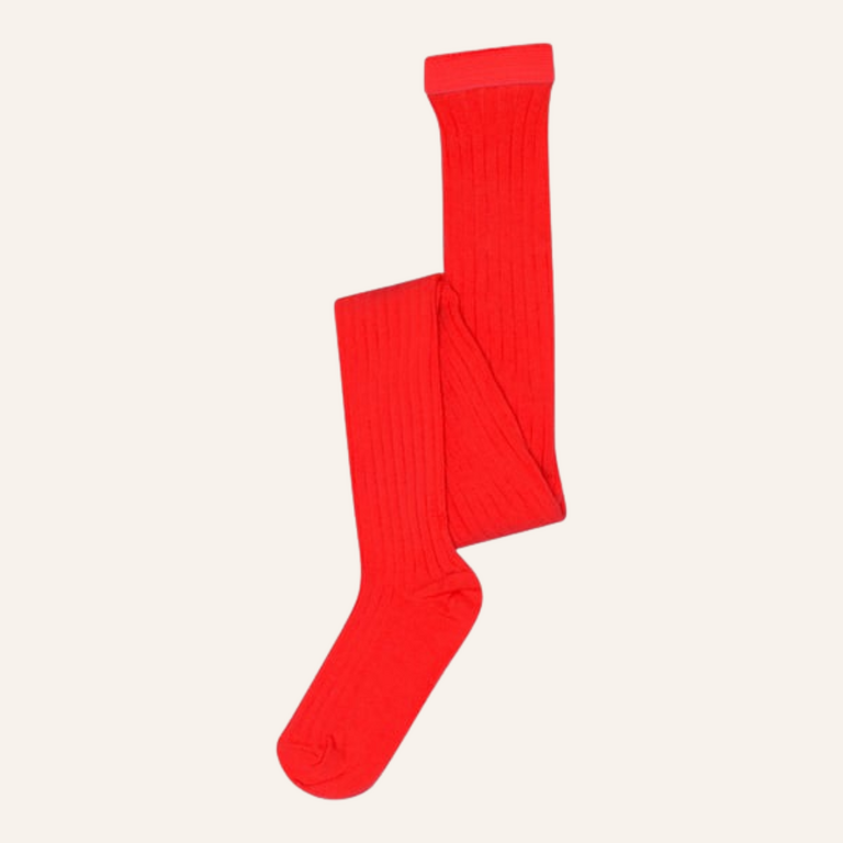 MP Denmark MP Denmark Cotton rib tights - Tomato
