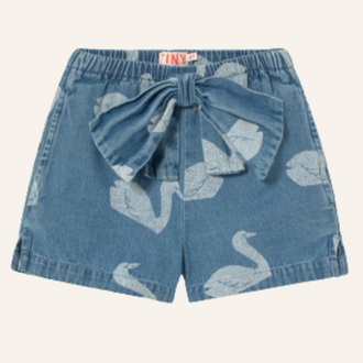 Tiny Cottons Tiny Cottons Big swans shorts