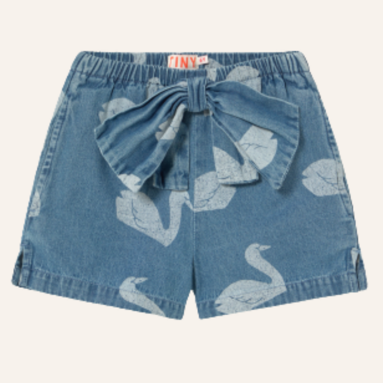 Tiny Cottons Tiny Cottons Big swans shorts