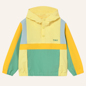 Tiny Cottons Tiny Cottons Color block woven jacket