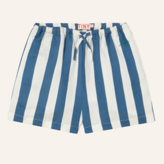 Tiny Cottons Tiny Cottons Light navy stripes shorts