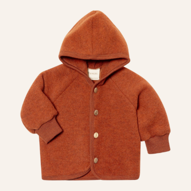 Engel Natur Engel Natur jas met capuchon - Magma mélange