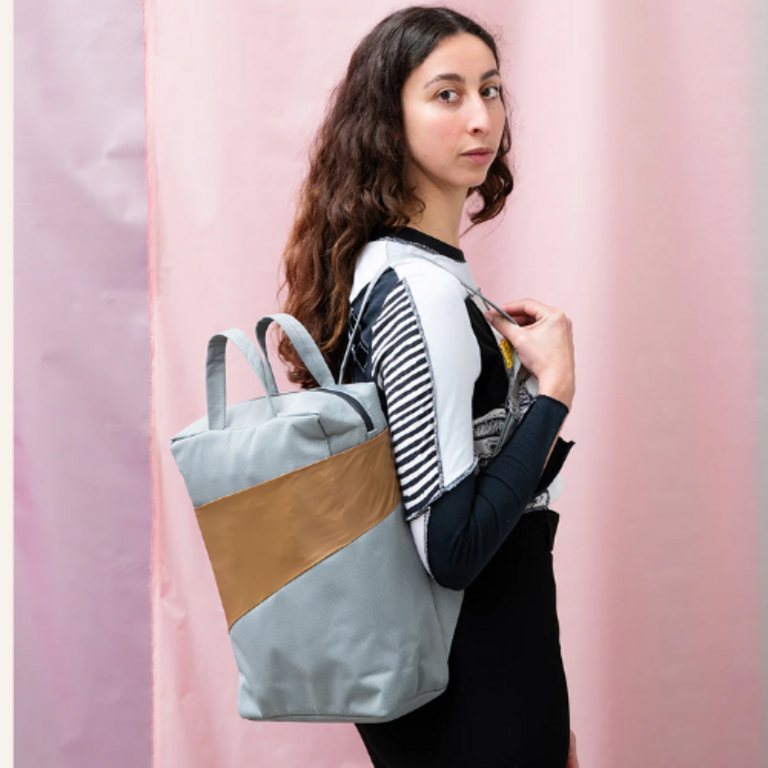 Susan Bijl Susan Bijl - The New Backpack Grey&Camel