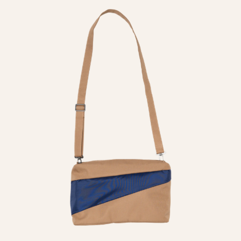 Susan Bijl Susan Bijl - The New Bum Bag Camel&Navy size M