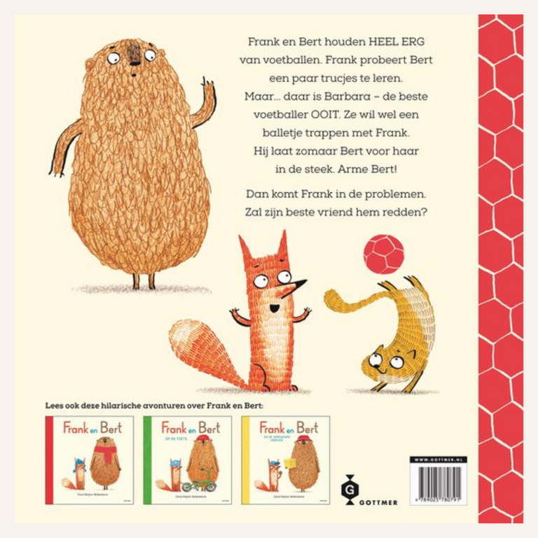 Frank en Bert trappen een balletje