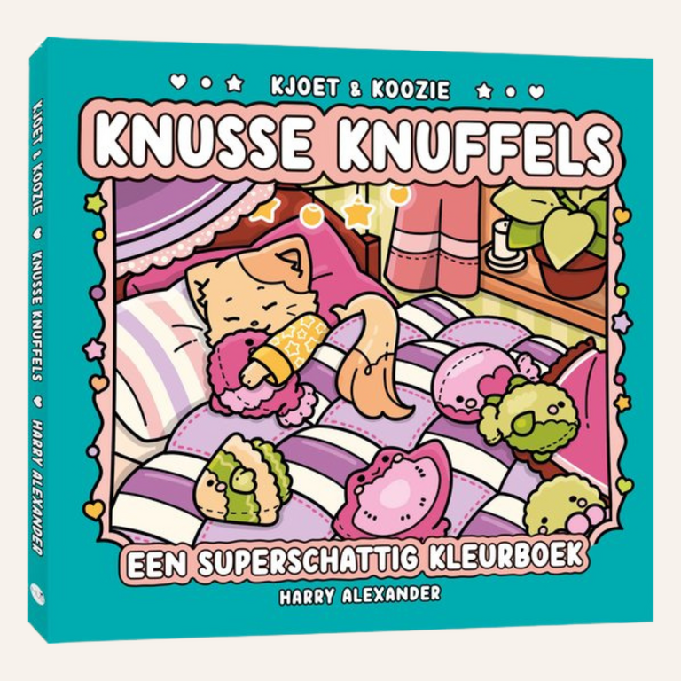 Kleurboek Cute & Cozy - Knusse knuffels