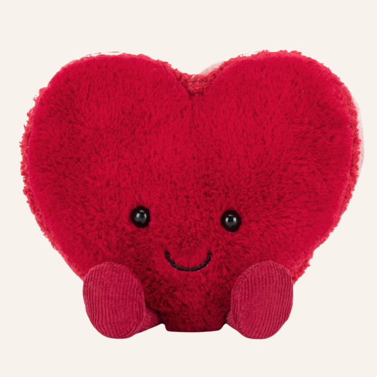 Jellycat Jellycat Amuseables Alette heart macaron - Red