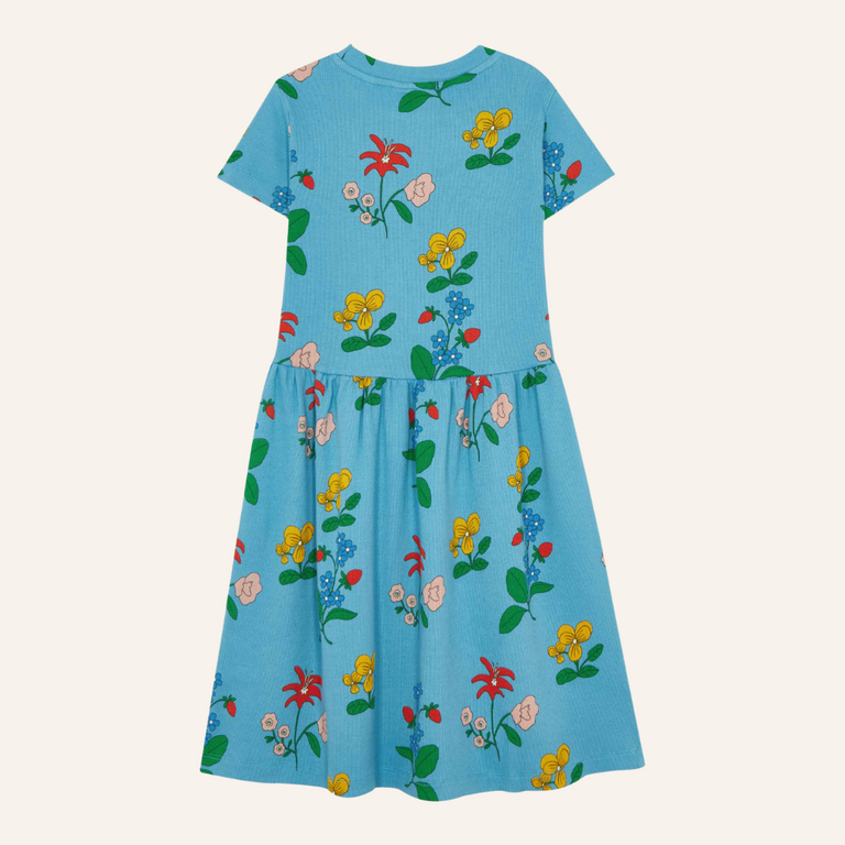 The Campamento The Campamento Flowers Allover Dress | Blue