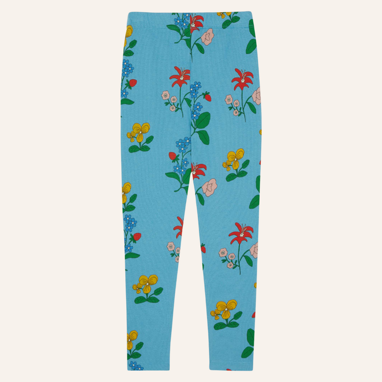 The Campamento The Campamento Flowers Allover Leggings | Blue