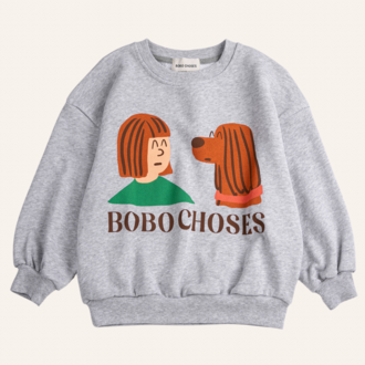 Bobo Choses Bobo Choses Friends in a pickles sweatshirt