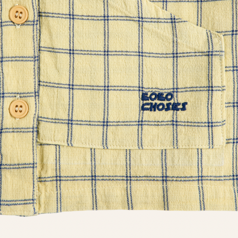 Bobo Choses Bobo Choses Spicy window pane woven shirt