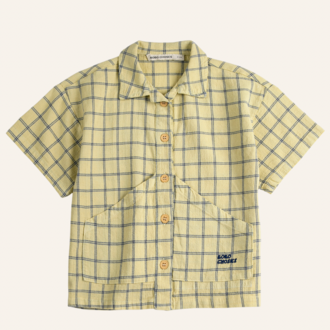 Bobo Choses Bobo Choses Spicy window pane woven shirt