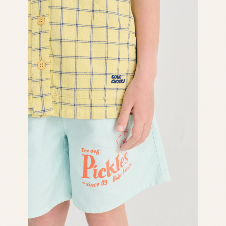 Bobo Choses Bobo Choses Spicy window pane woven shirt