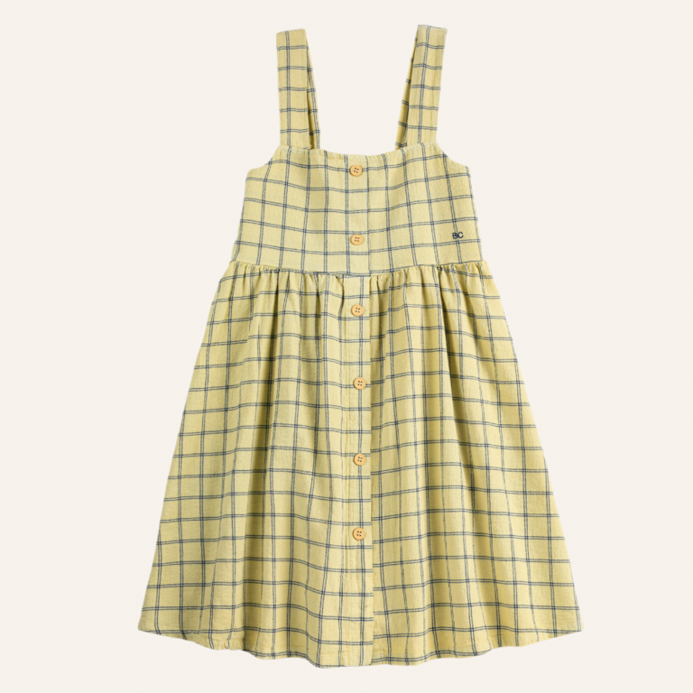Bobo Choses Bobo Choses Spicy window pane woven dress