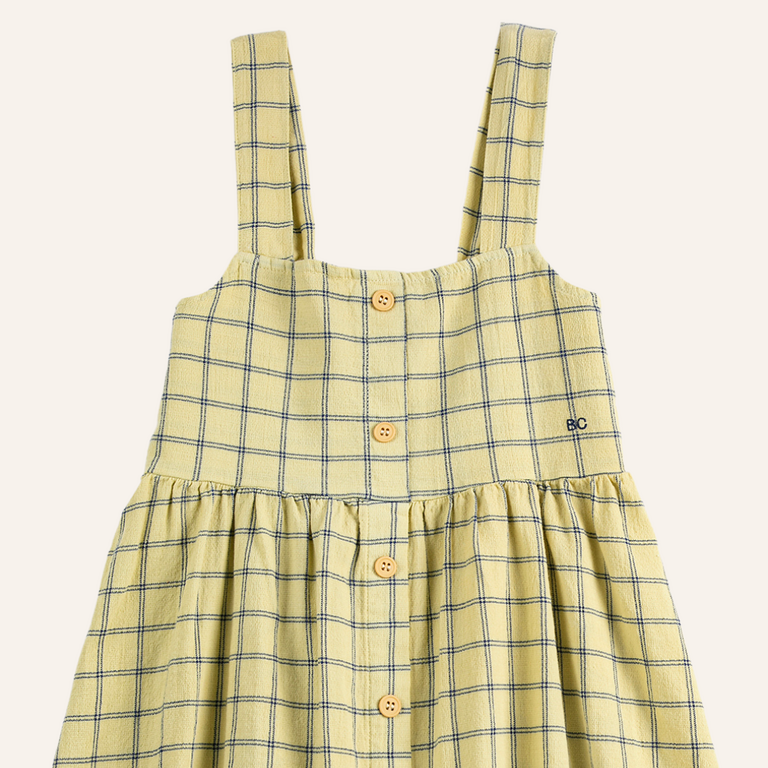 Bobo Choses Bobo Choses Spicy window pane woven dress