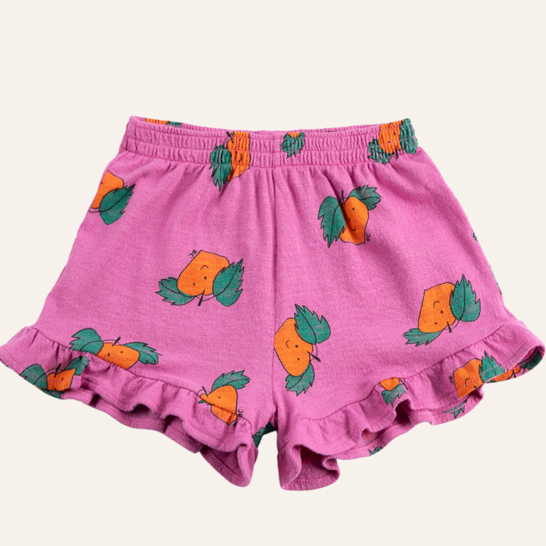 Bobo Choses Bobo Choses Tangerine all over ruffled short